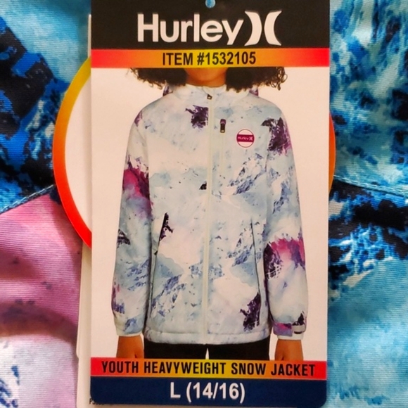 NWT: HURLEY YOUTH HEAVYWEIGHT SNOW ❄️ COAT - Picture 8 of 12